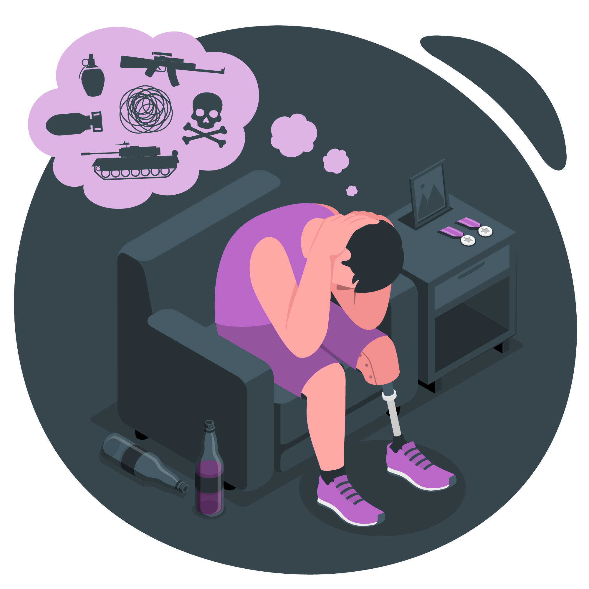 اضطراب الكرب التالي للرضخ